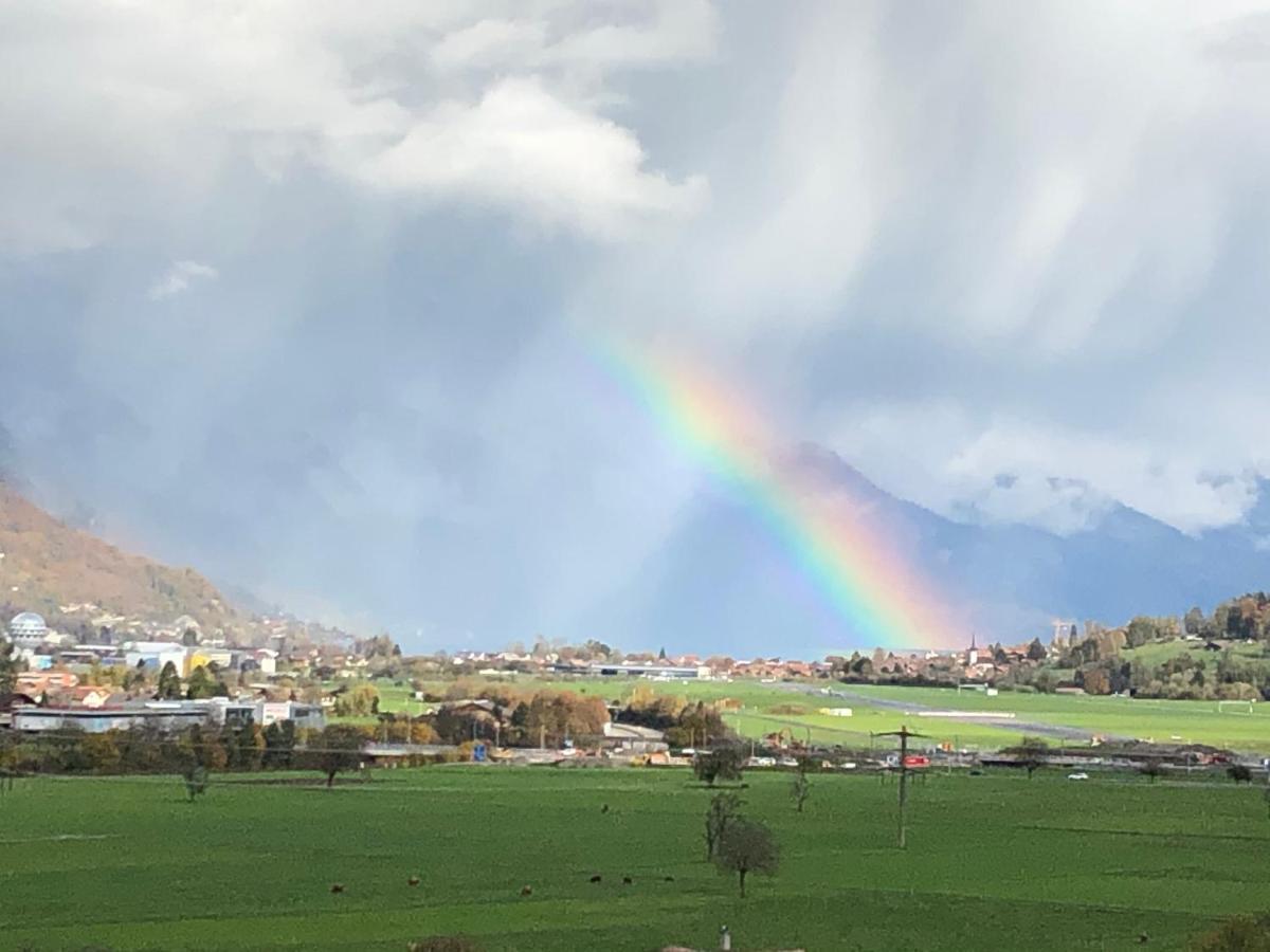 Gemuetliches Zuhause Mit Ausblick Wilderswil Exterior foto